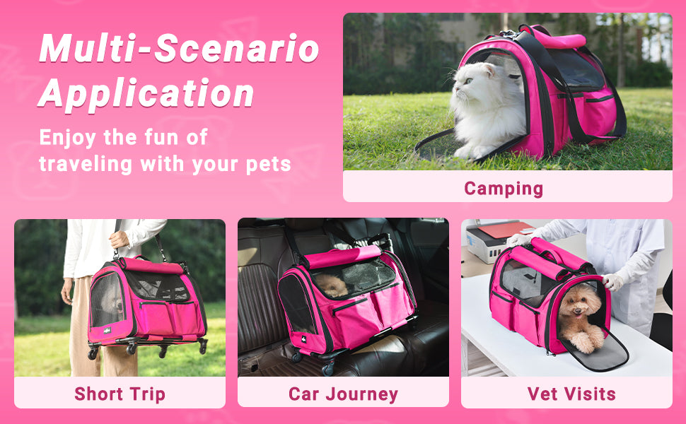Pet Rolling Carrier