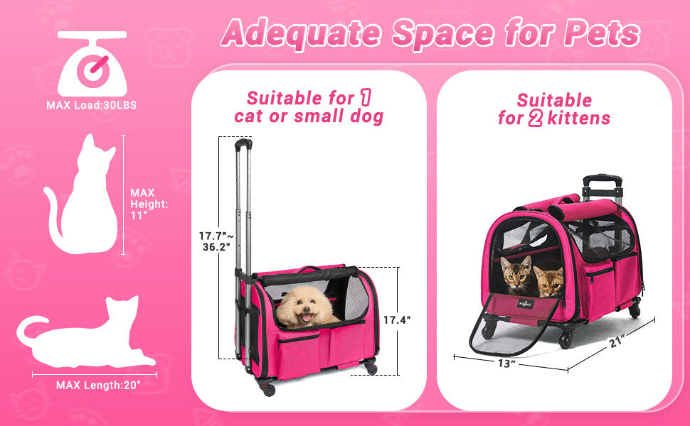 Pet Rolling Carrier