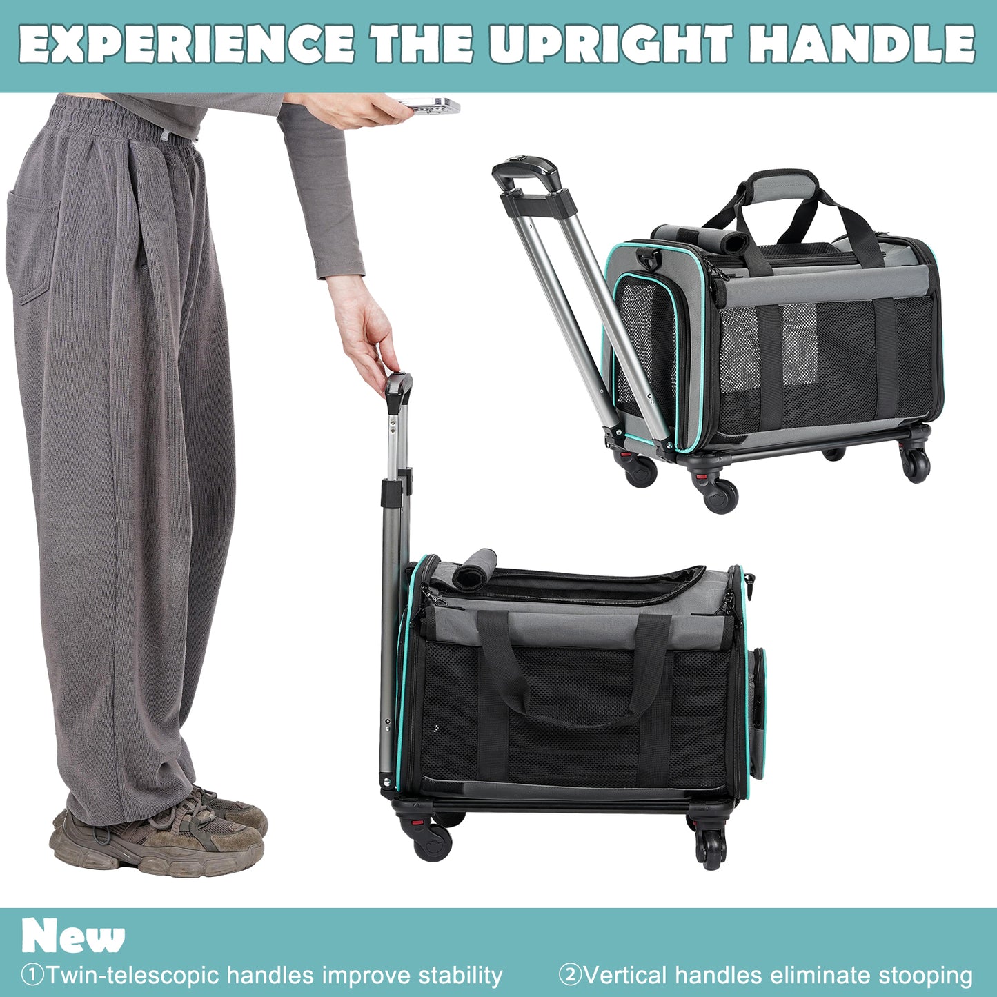 Pet Rolling Carrier