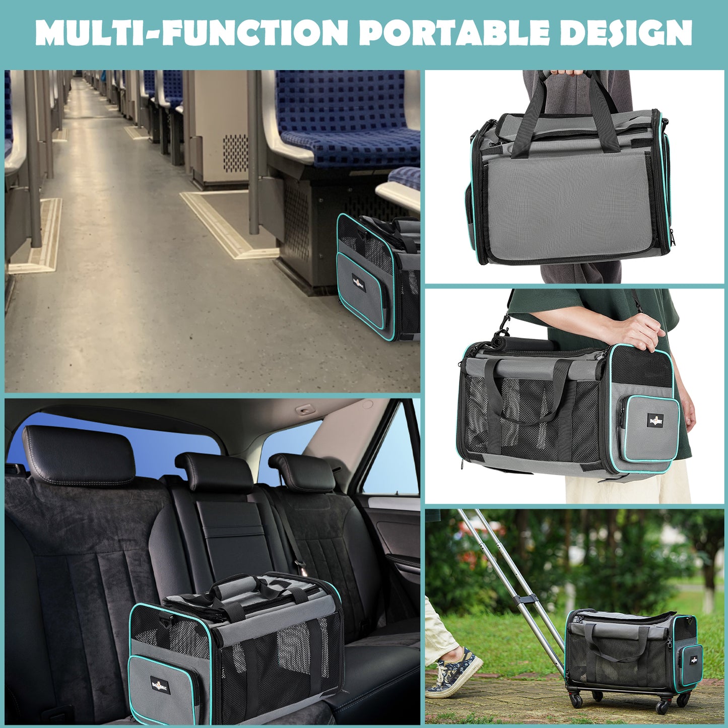 Pet Rolling Carrier