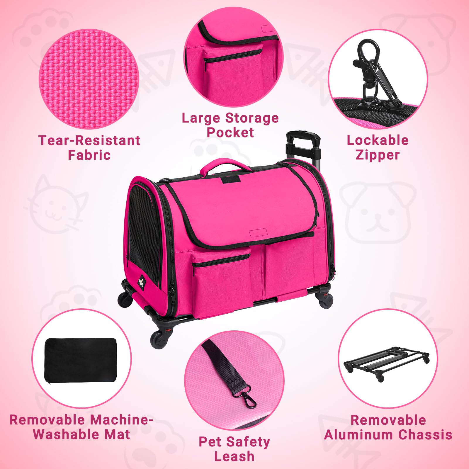 Pet Rolling Carrier