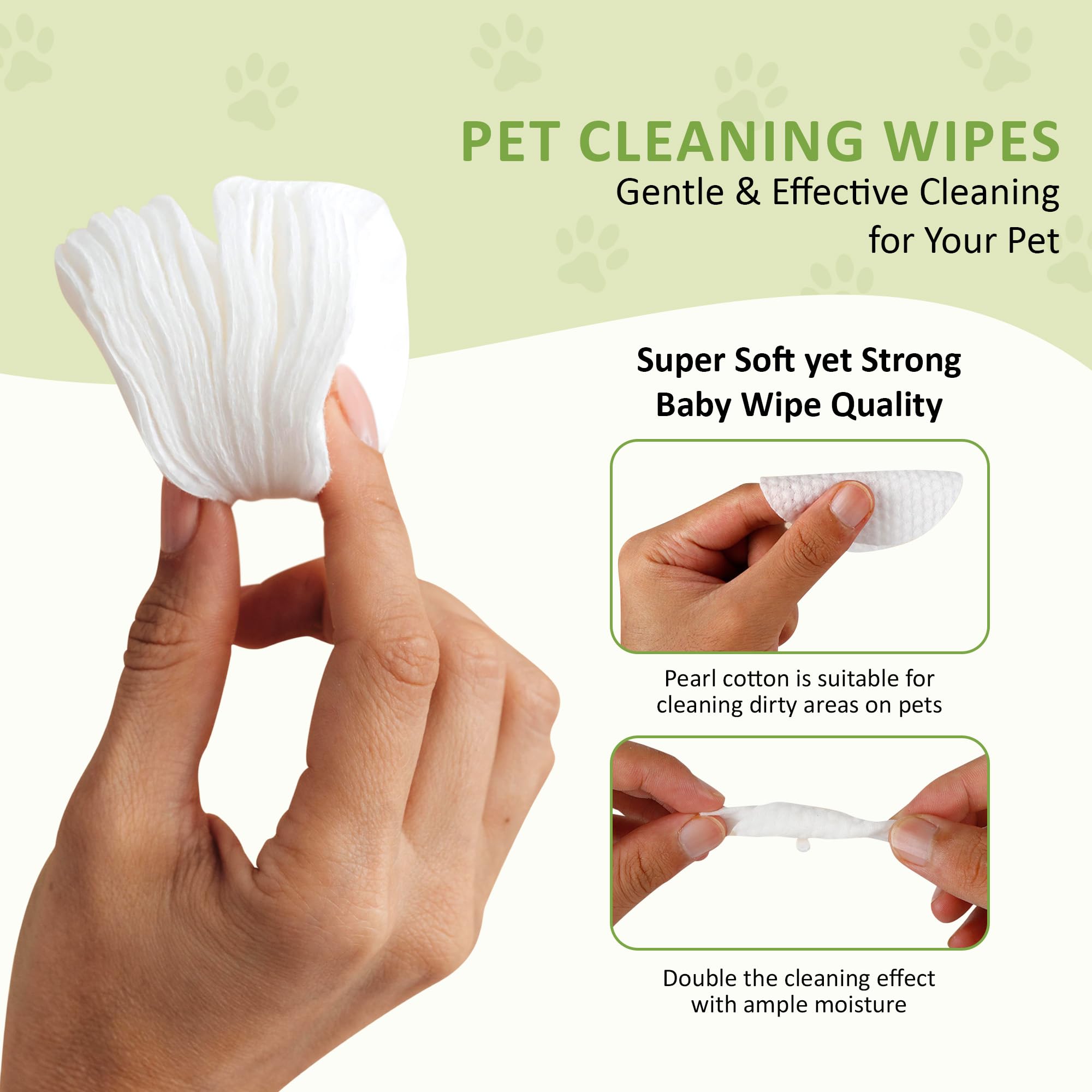 Paw Ballet Pet Eye Wipes for Cats & Dogs