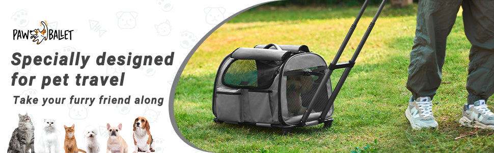 Pet Rolling Carrier
