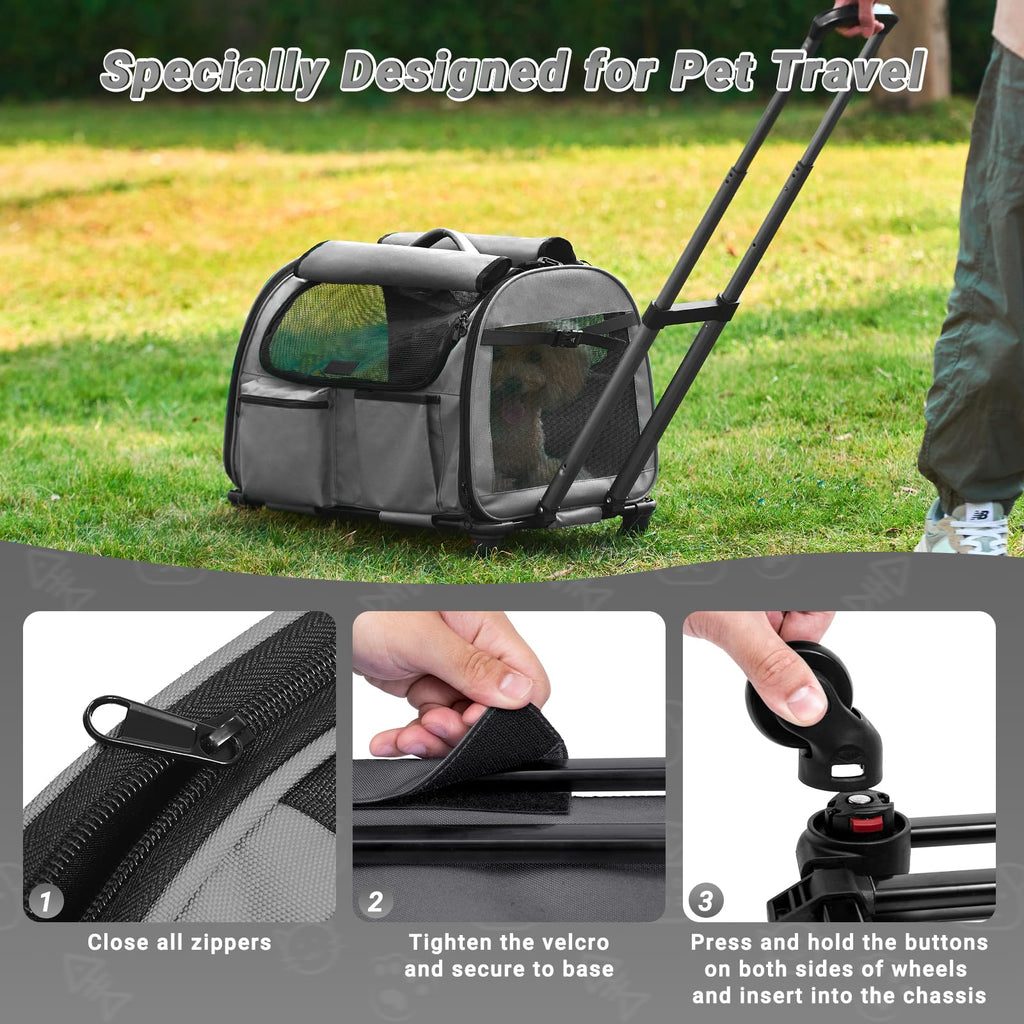 Pet Rolling Carrier