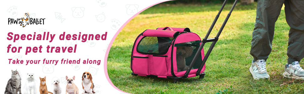 Pet Rolling Carrier