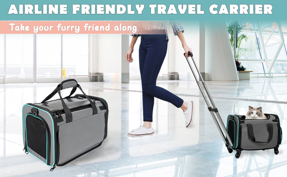 Pet Rolling Carrier
