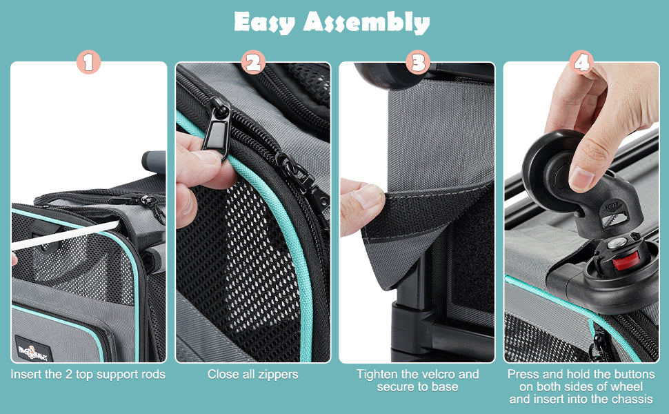 Pet Rolling Carrier