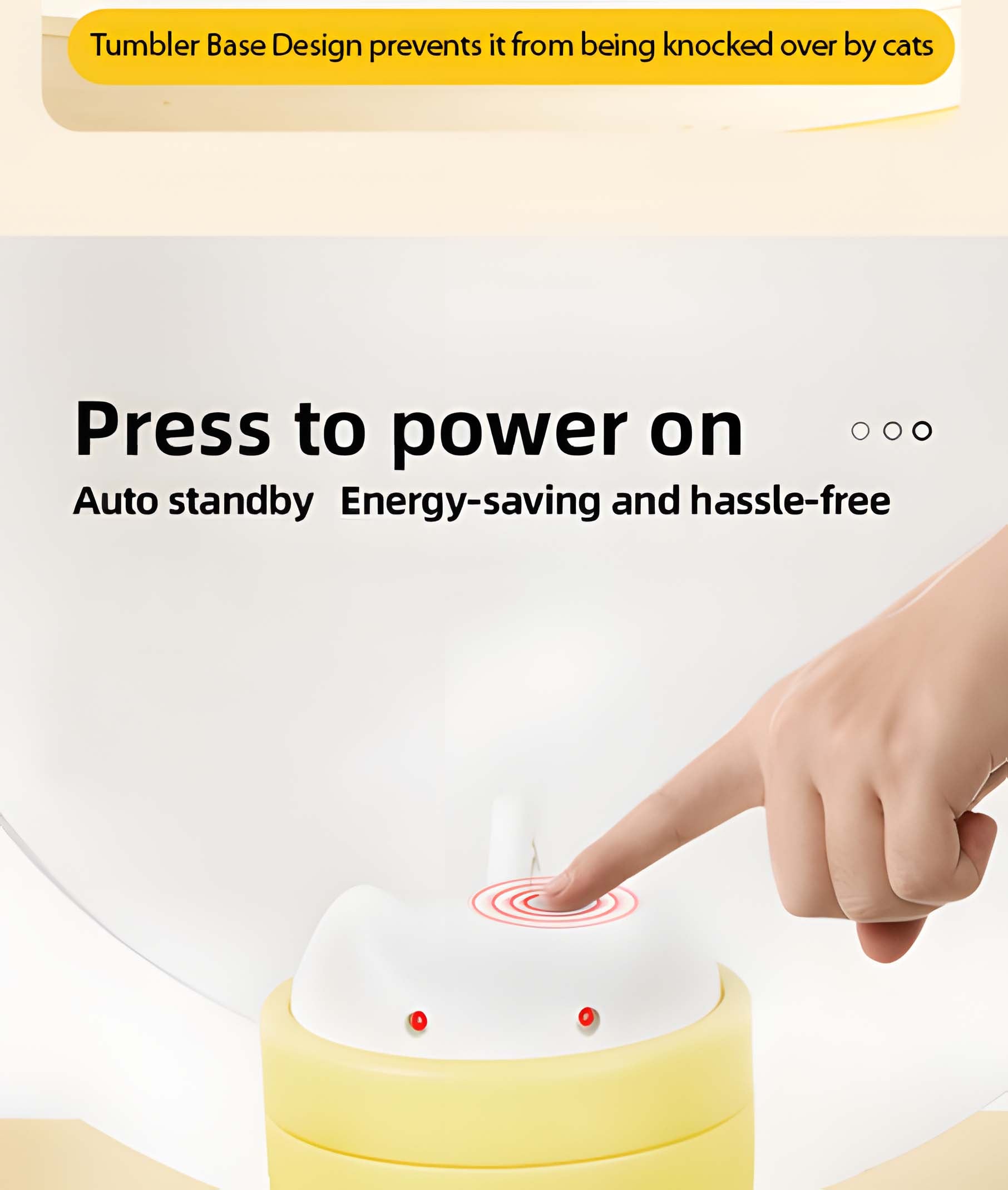 Dual-Laser Rotating Smart Interactive Cat Toy