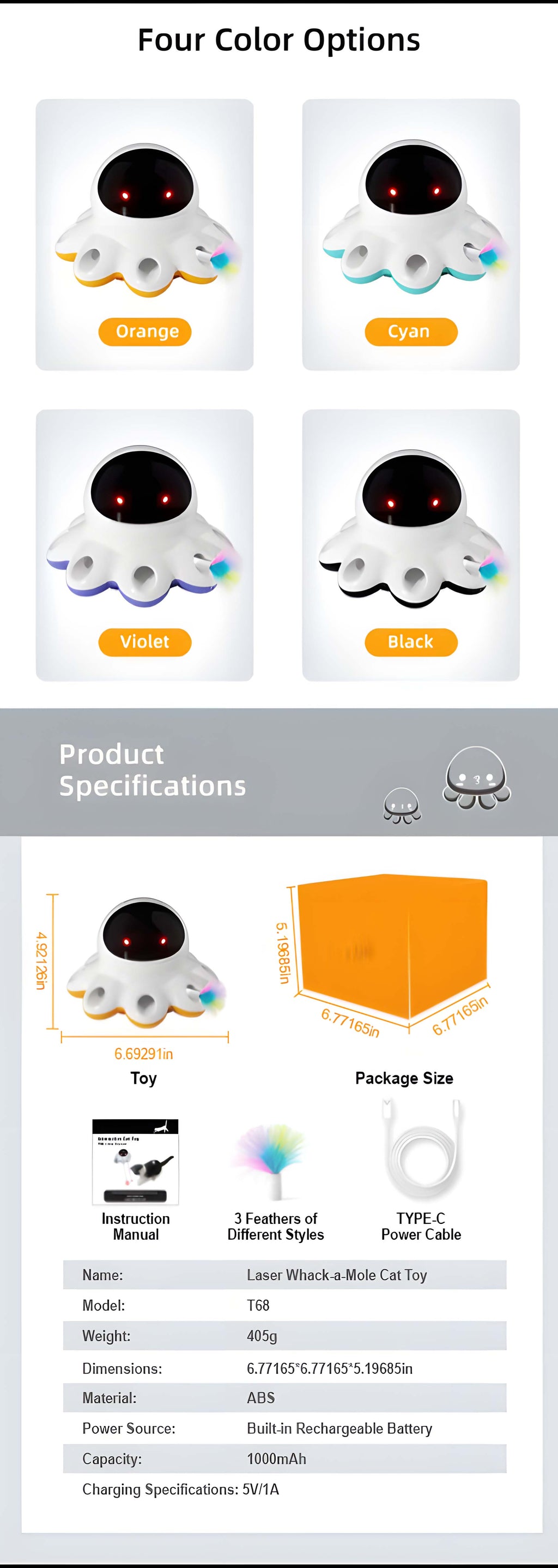 Smart Automatic Laser Cat Toy