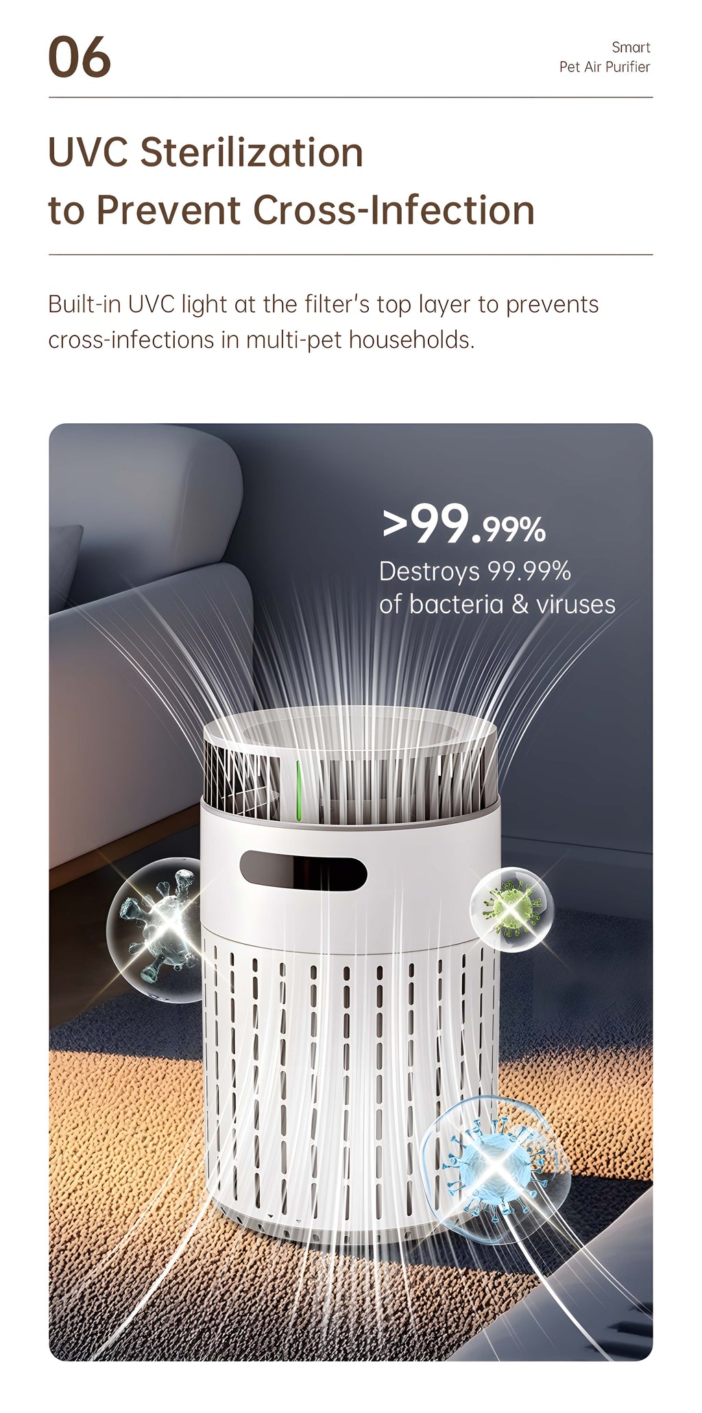 Smart Pet Air Purifier