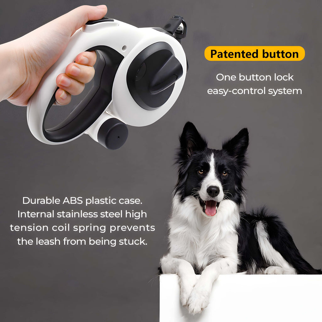 USB-Rechargeable LED Retractable Leash