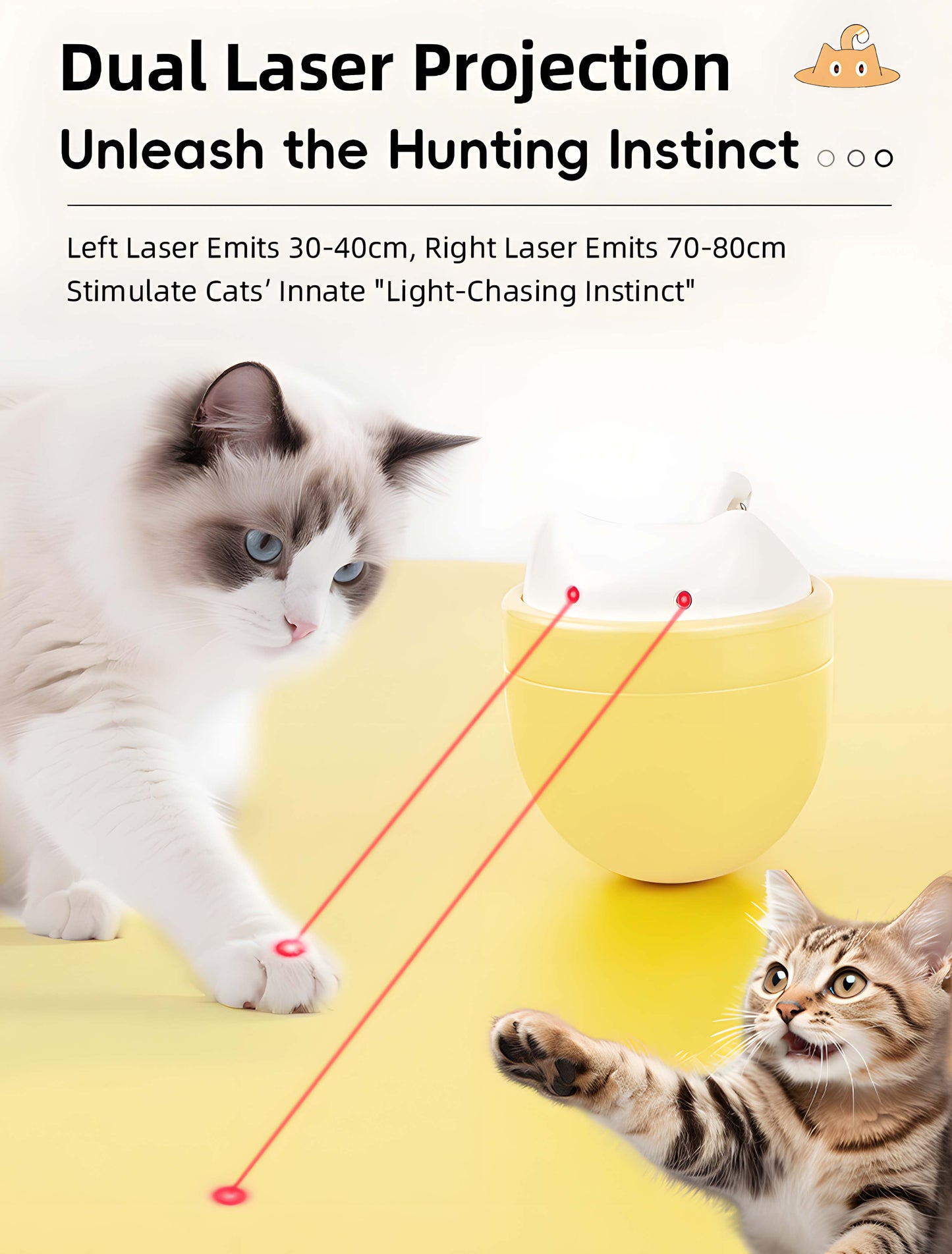 Wobble Laser Cat Toy