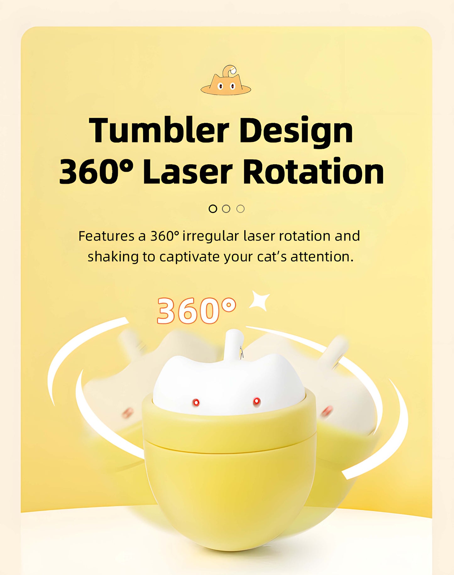 Wobble Laser Cat Toy