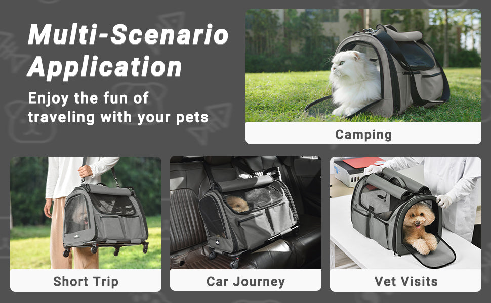 Pet Rolling Carrier