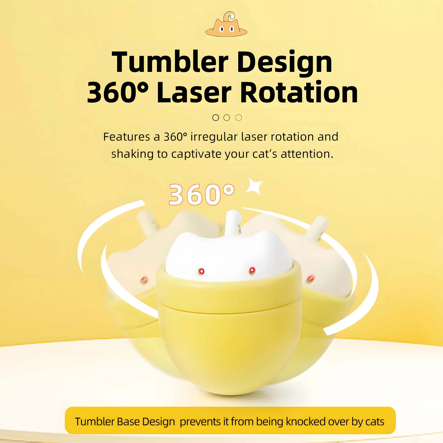 Wobble Laser Cat Toy