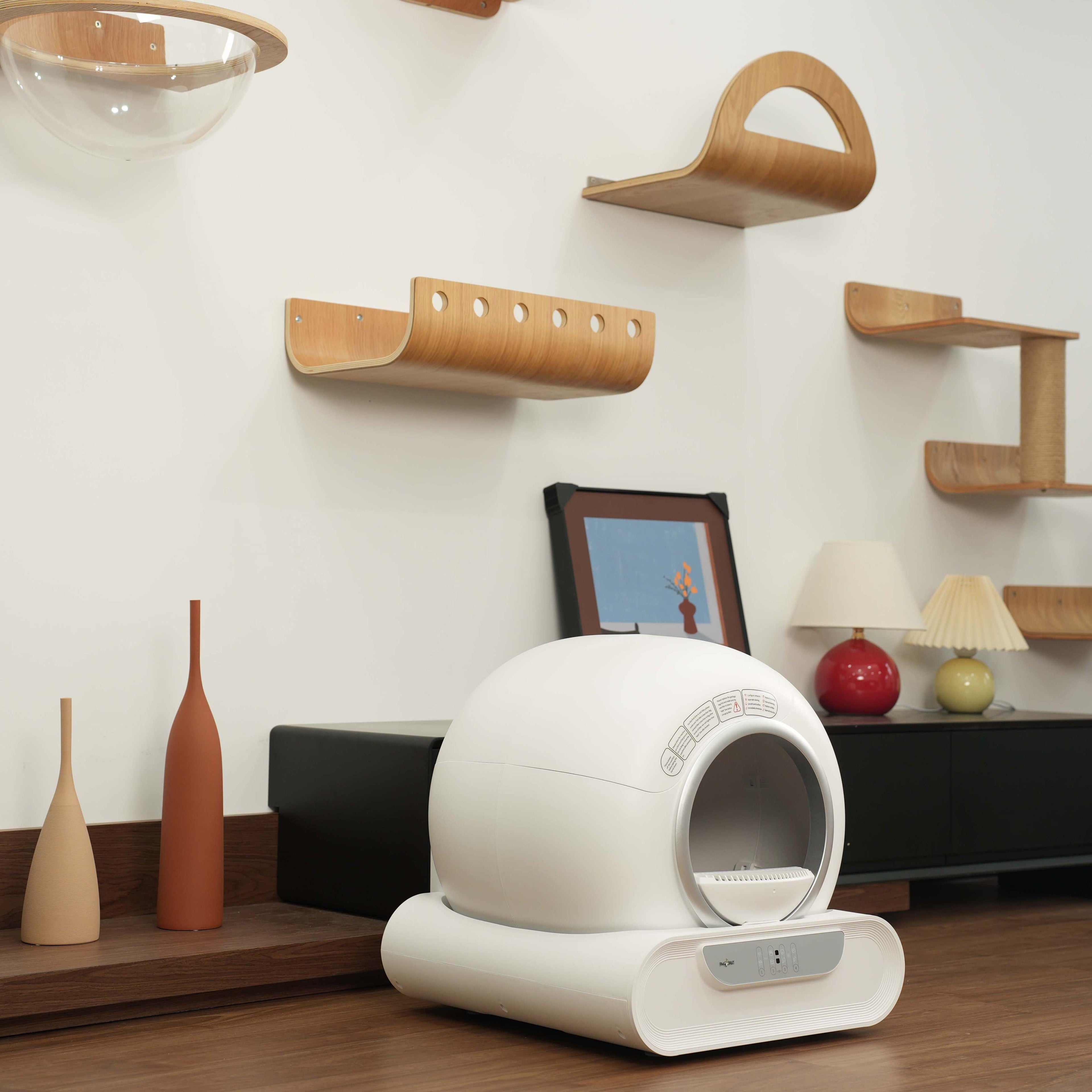Smart Self-Cleaning Litter Box with cover