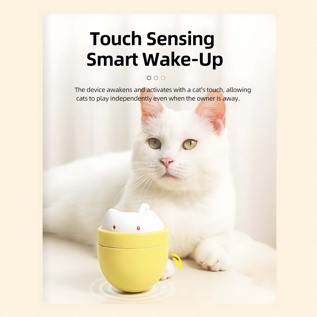 Dual-Laser Rotating Smart Interactive Cat Toy
