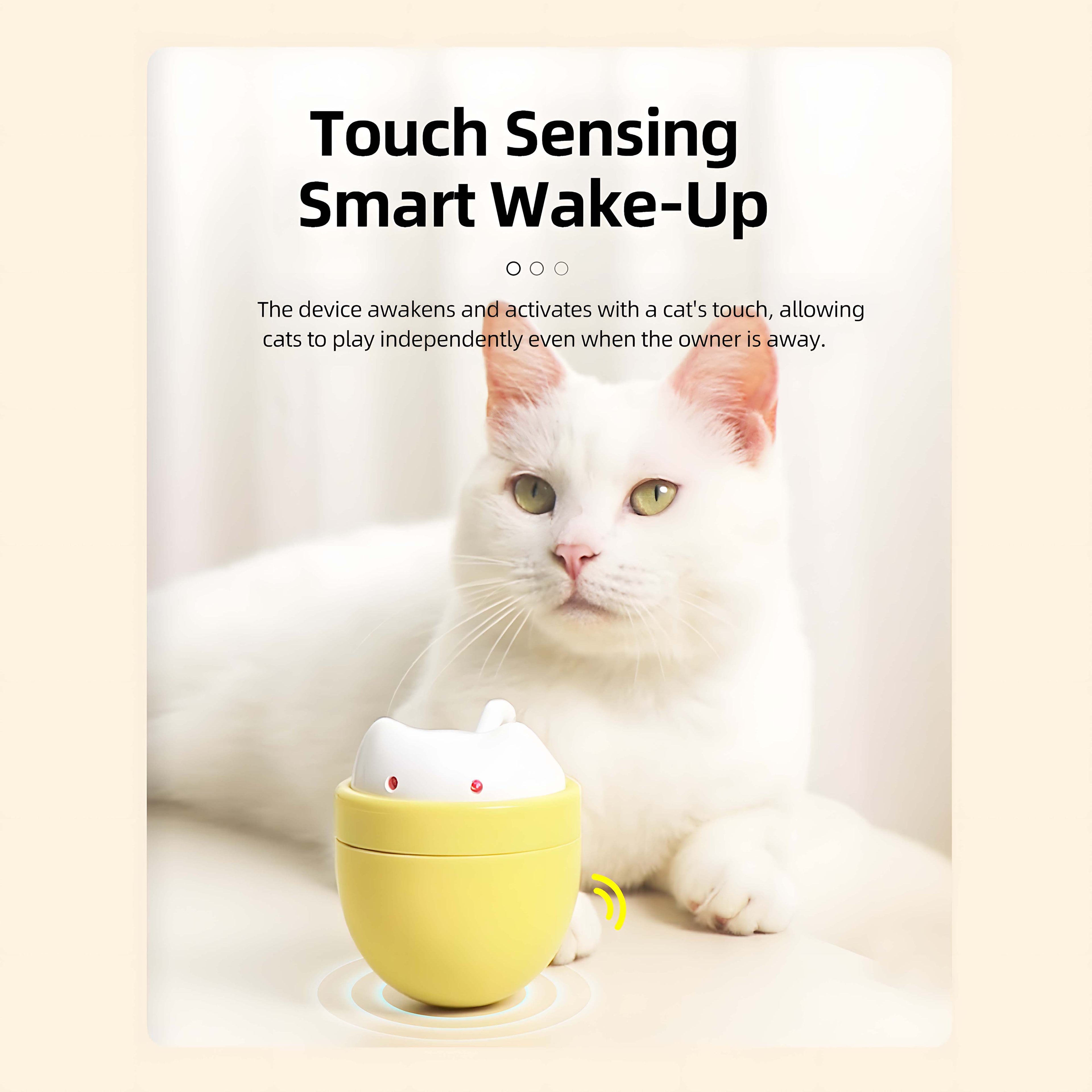 Dual-Laser Rotating Smart Interactive Cat Toy