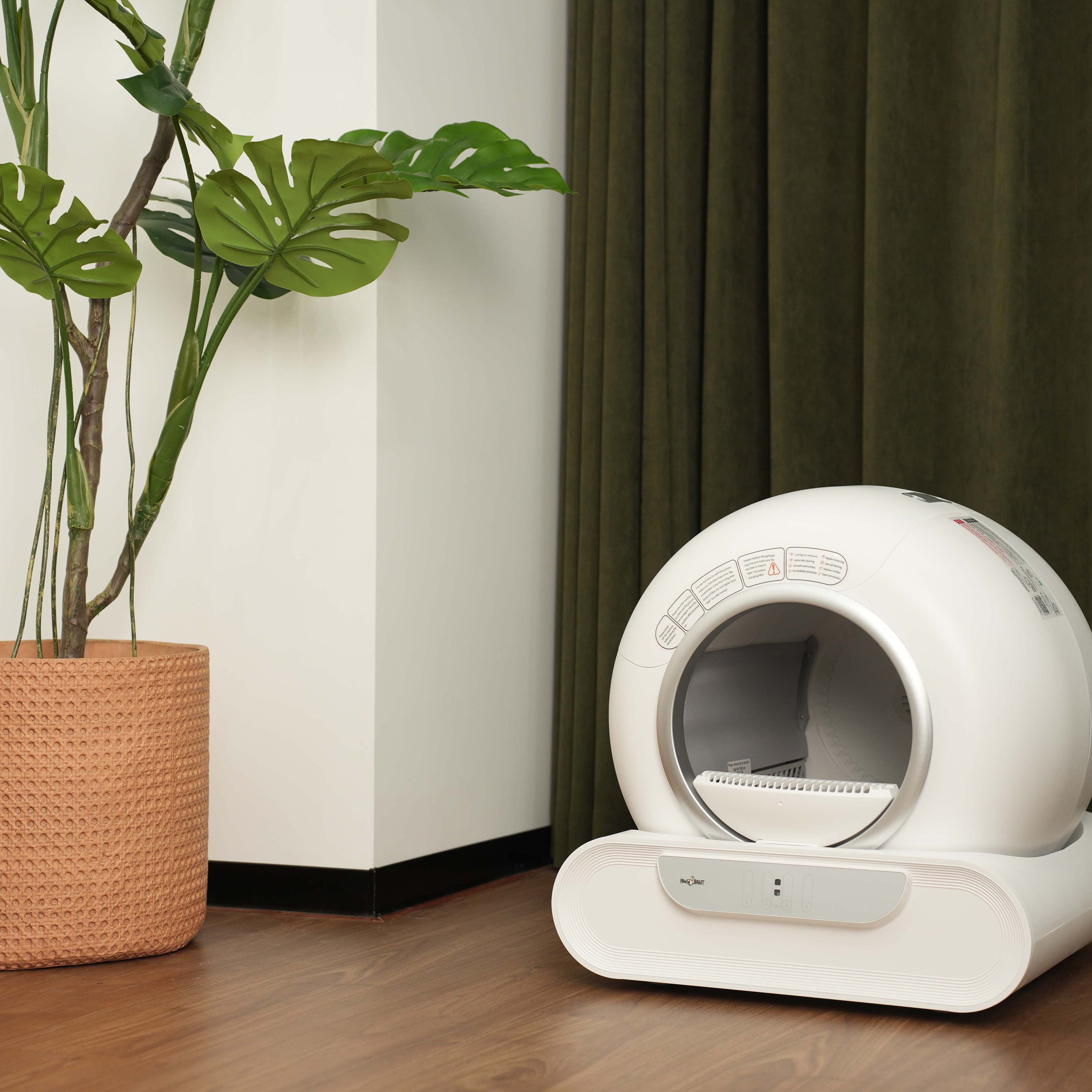 Smart Self-Cleaning Litter Box with cover
